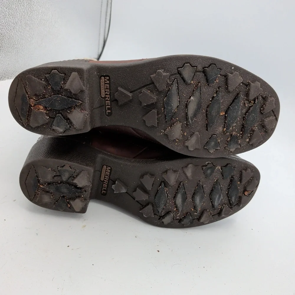 Merrell Chateau Tall J45848 Womens 9 Brown Waterproof Insulated Winter Boots